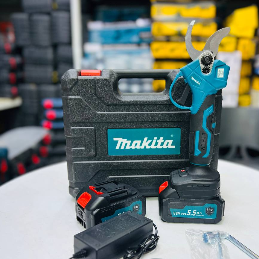 قیچی شارژی ماکیتا دو باطری 10سلولی مدلmakita 88v