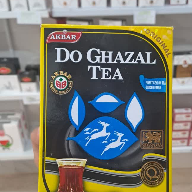 چای دوغزال مشکی ارل گری شیرنشان 500 گرمی اصل