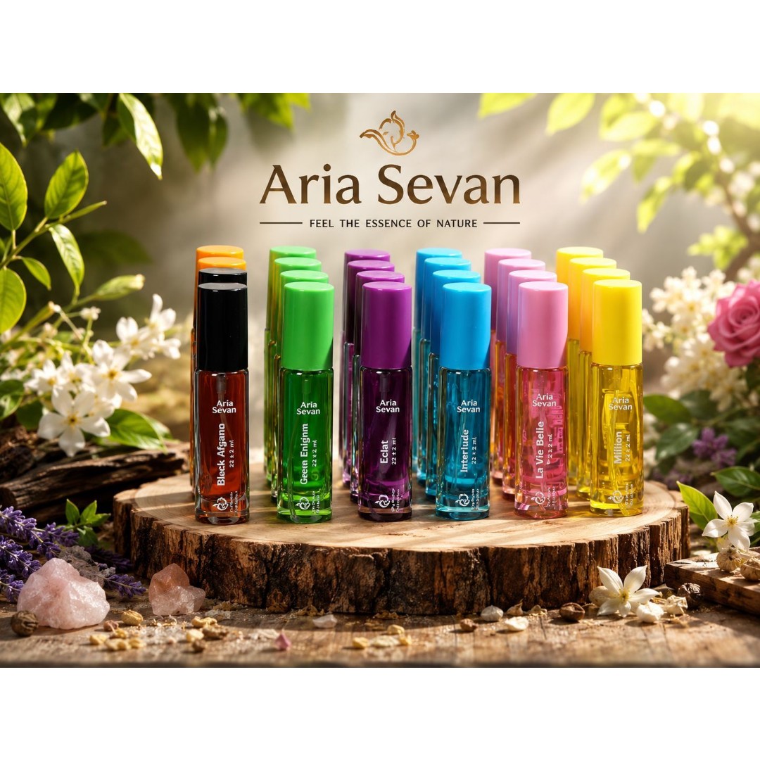 ادکلن 23میل AriaSeven.یک استند 24عددی