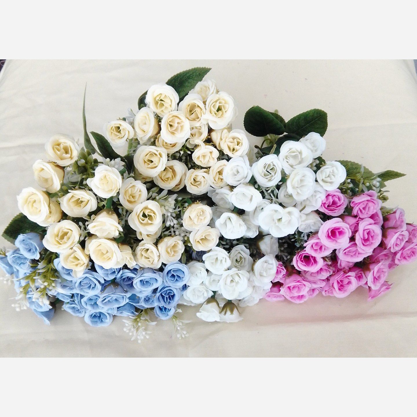 بوته غنچه گل رز مصنوعی ارتفاع 30سانت