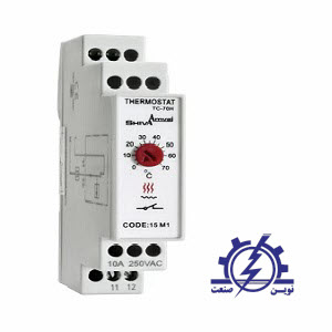 ترموستات تابلویی گرمایشی سری M شیوا امواج مدل TC-70H