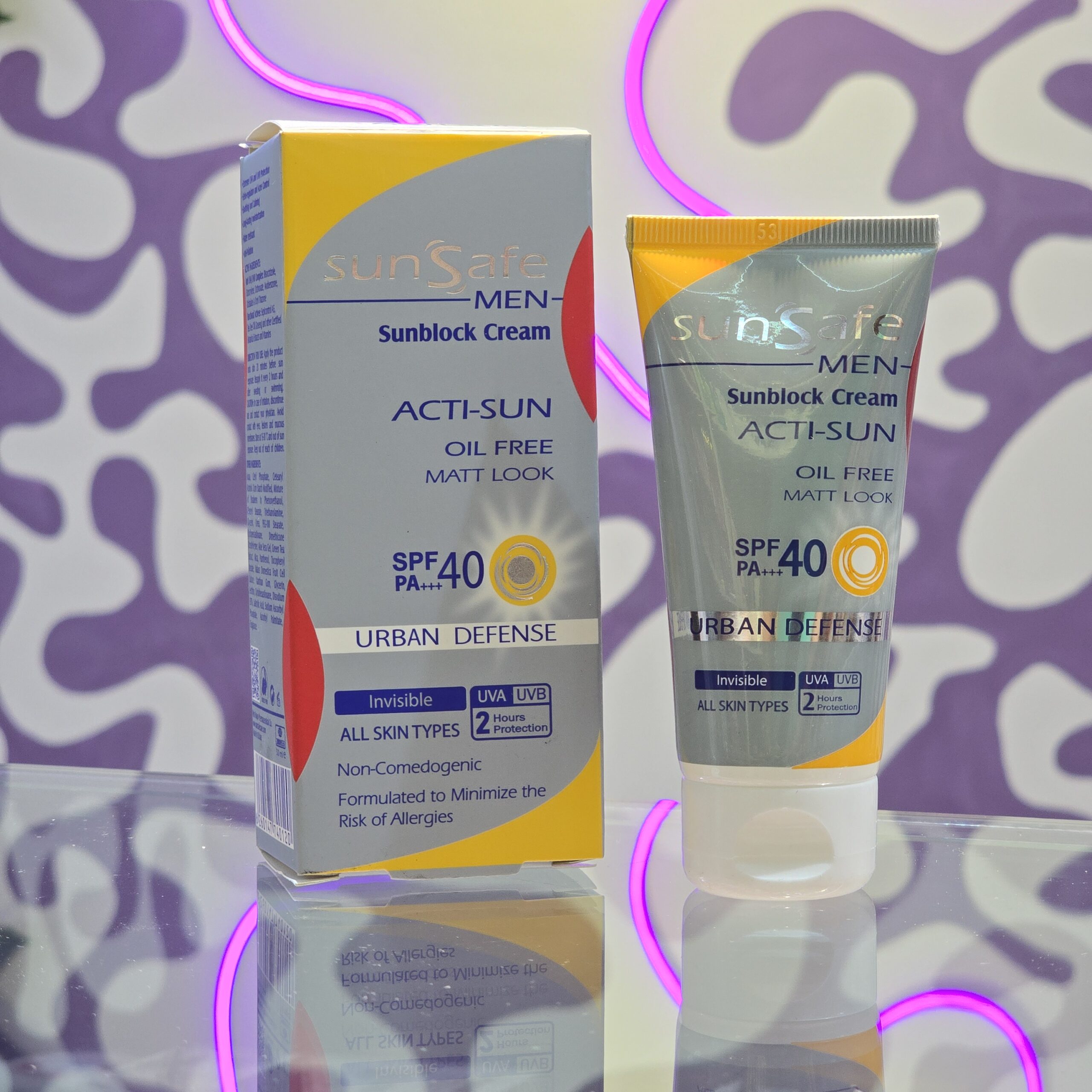 کرم ضد آفتاب سان سیف مردانه SPF40