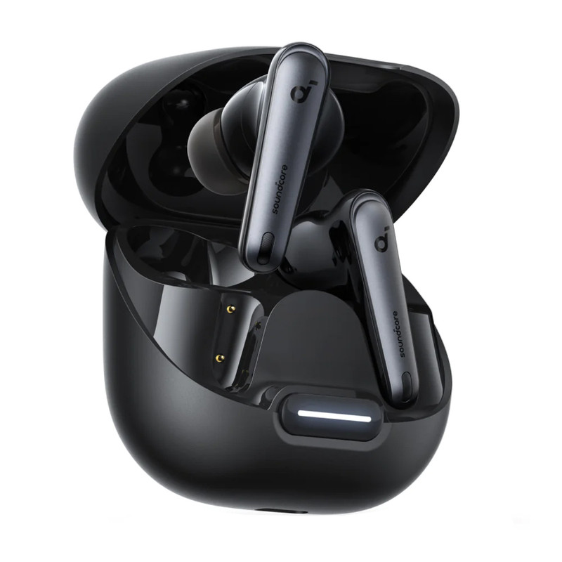 هدفون بلوتوثی انکر مدل Soundcore Liberty 4 NC با نویز کنسلینگ فعال (ANC)، درگاه شارژ USB Type-C، پشتیبانی از فرمان لمسی،