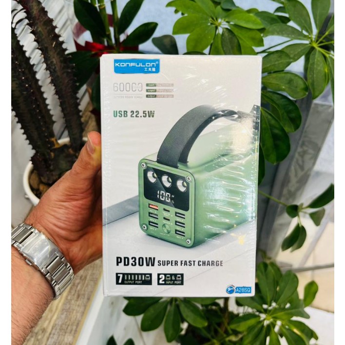 پاور بانک 60000 میلی امپر برند konfulon