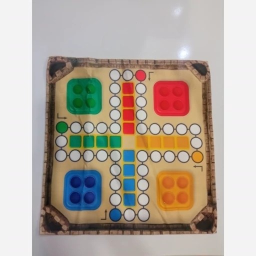 منچ و مار پله سنگی پارچه ای