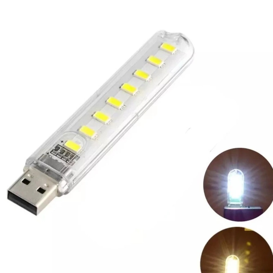 چراغ USB 8 لامپ LED مدل اضطراری