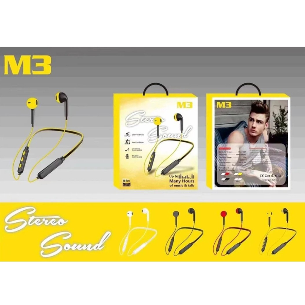 هندزفری بلوتوثی بی سیم مدل M3