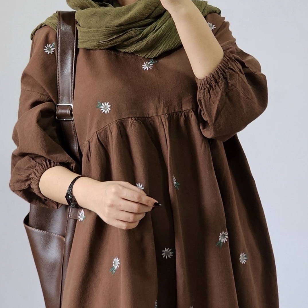 پیراهن زنانه پیراهن ساحلی بابونه