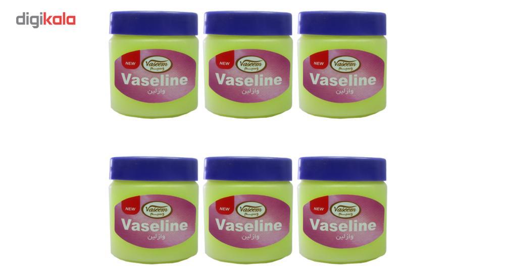 وازلین بدون اسانس Vaseem مجموعه 6 عددی