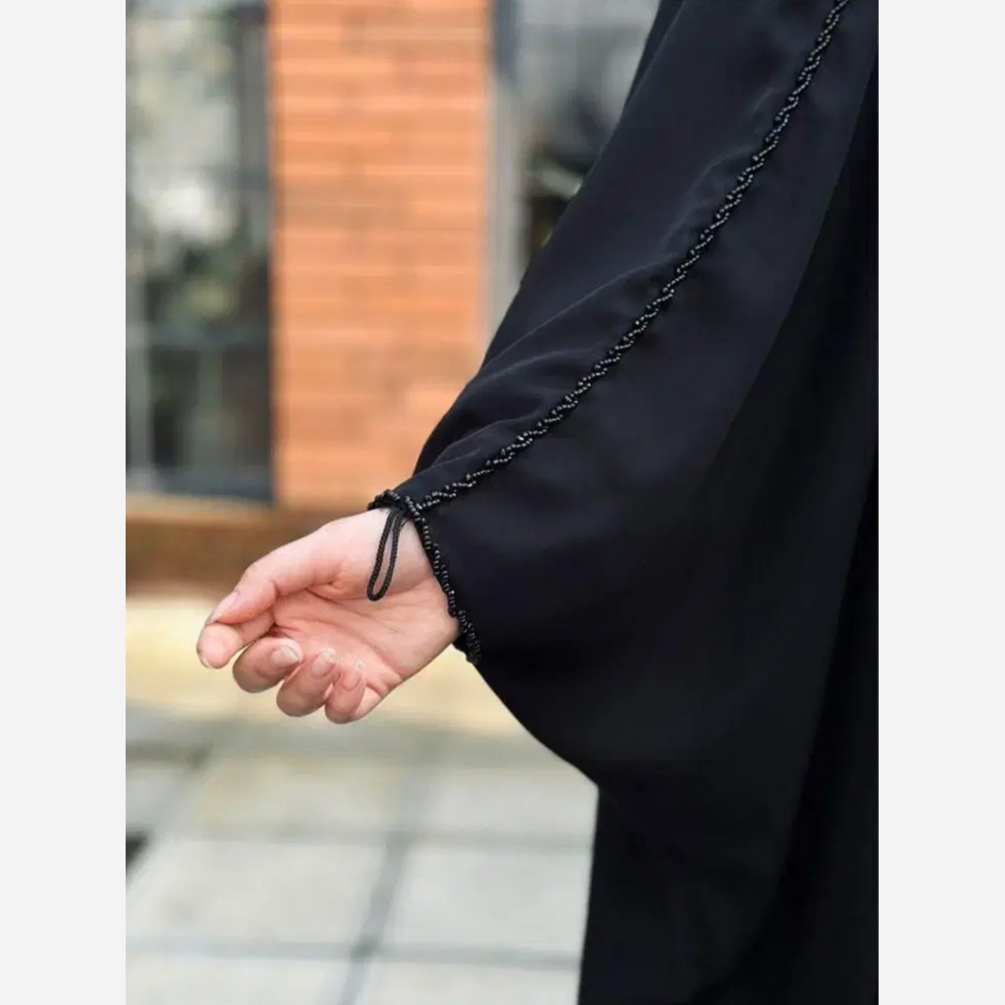 چادر جده منجوق دوزی شده ساده