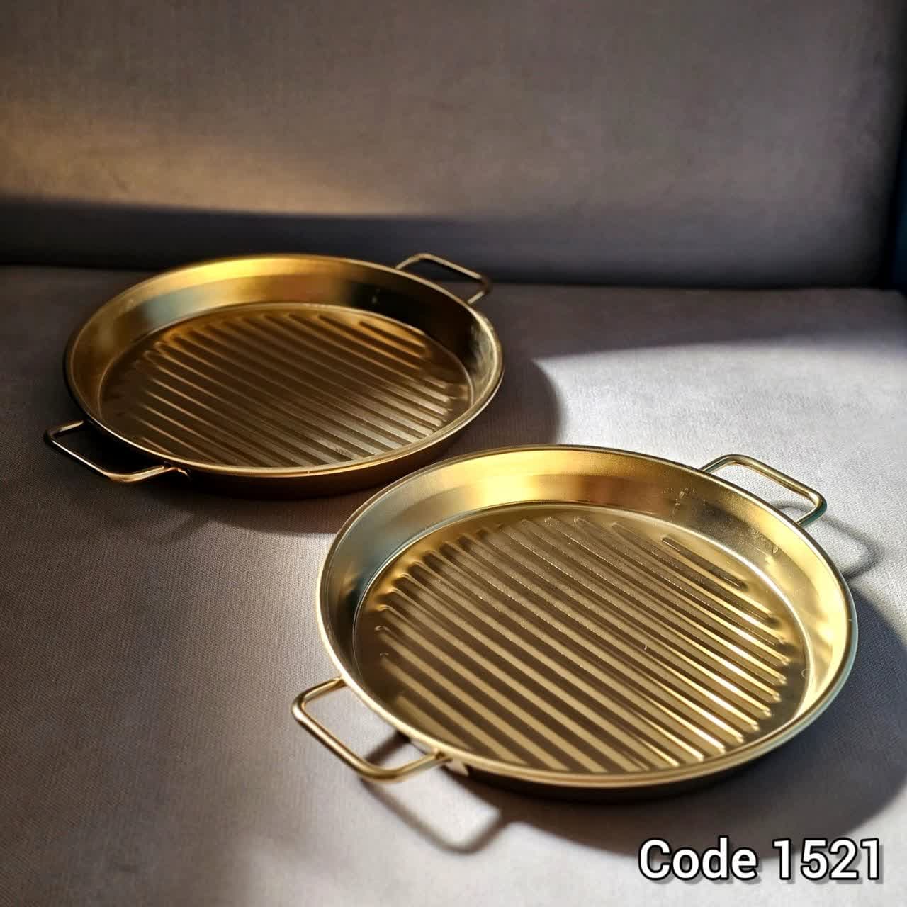 تابه دودسته استیل طلایی
