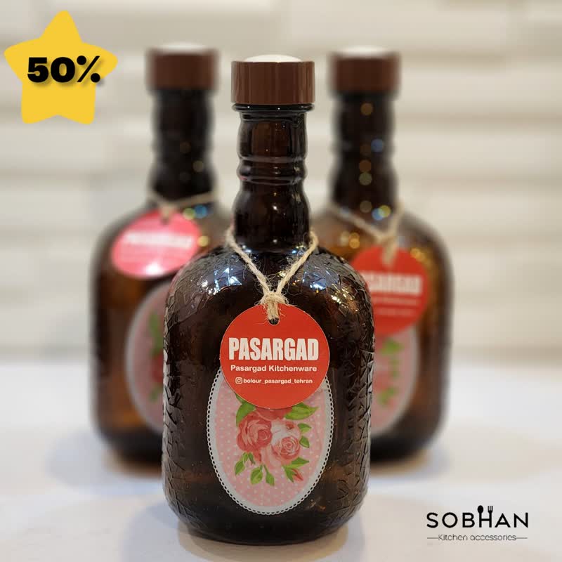 بطری گلدار 3 عددی