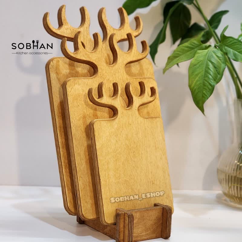 تخته سرو شاخ گوزن 3 عددی