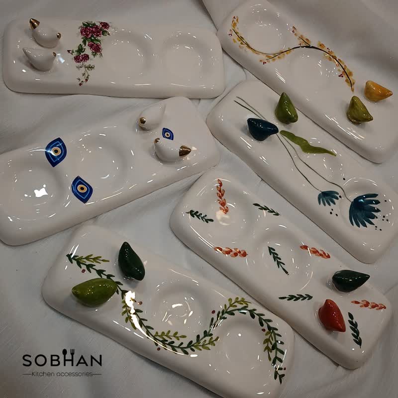 جا شمعی پرنده دار