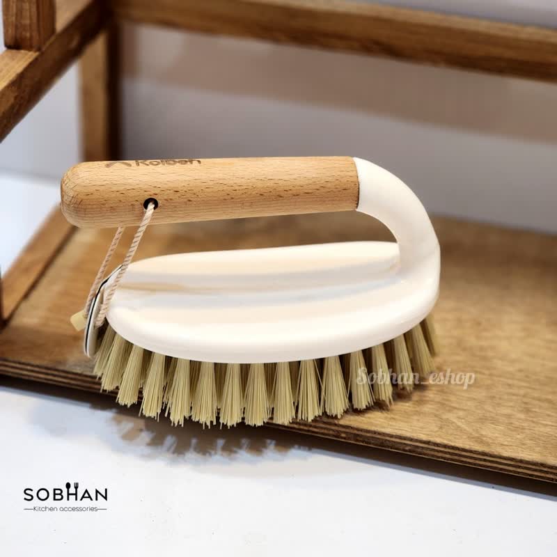 برس اتویی دسته چوبی