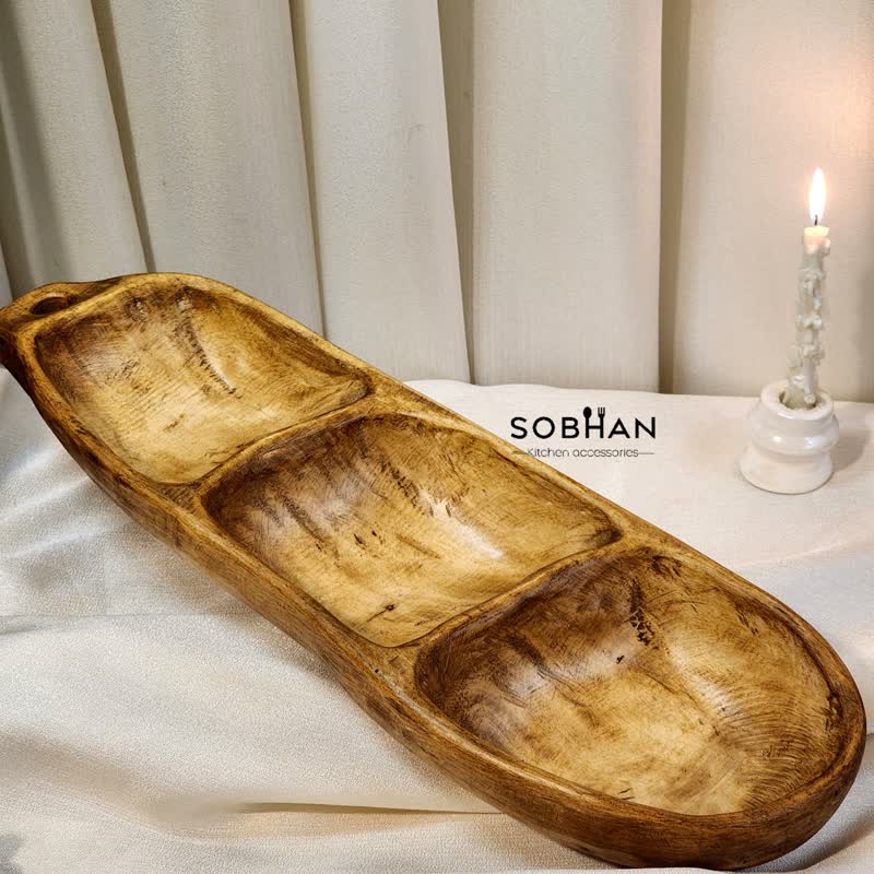 اردو خوری چوب دست ساز 3 خانه