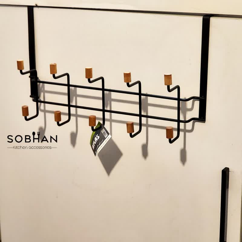 پشت دری چوب و فلز اطلس