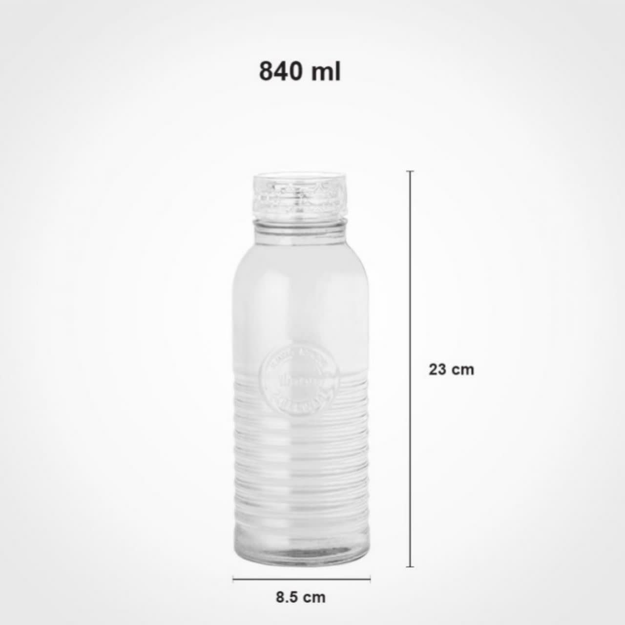 بطری اب روستیک کوتاه لیمون