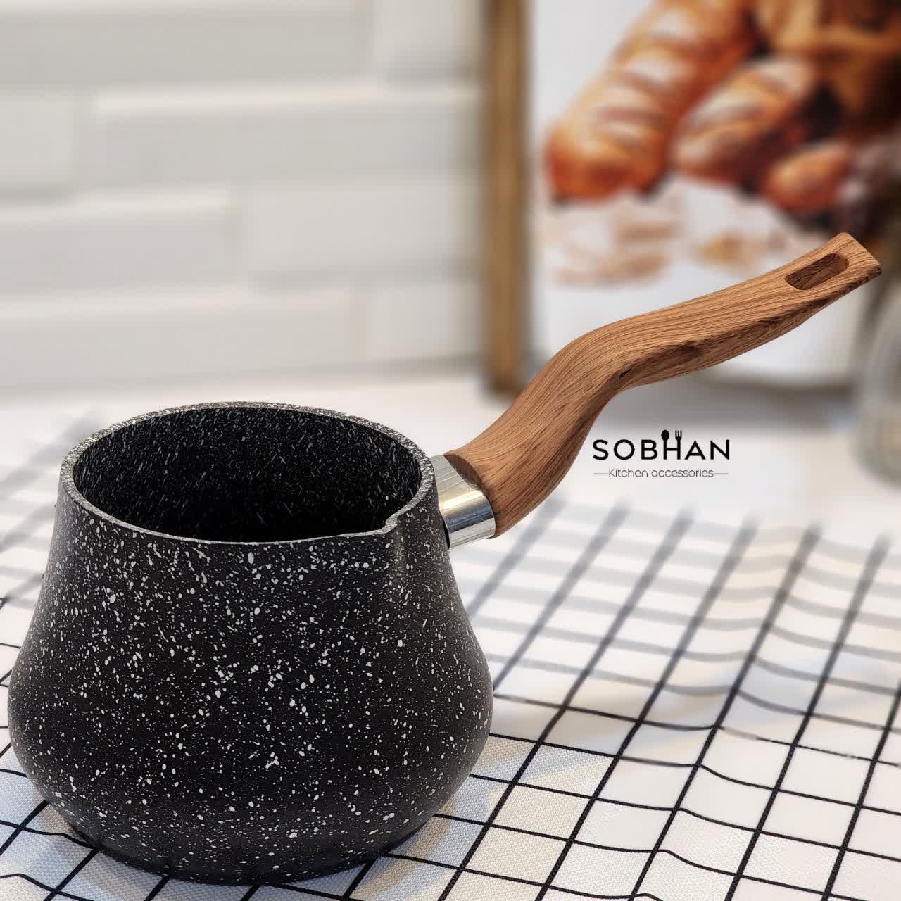 شیر جوش خمره ای دسته چوبی هاناتک