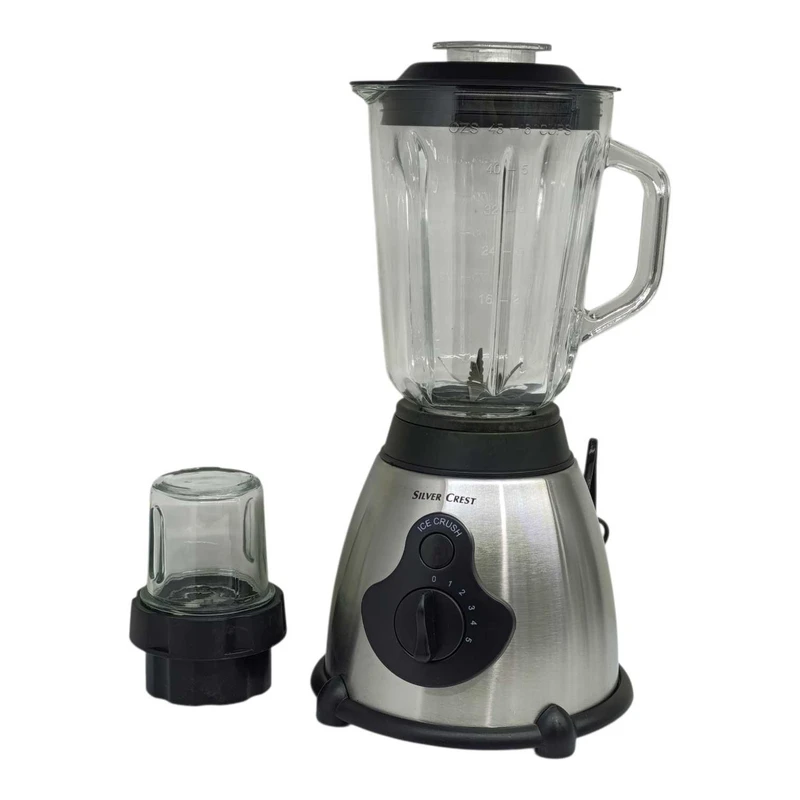 مخلوط کن و آسیاب سیلور کرست مدل 66، موتور 7000 وات، پارچ شیشهای با گارانتی معتبر + ارسال رایگان