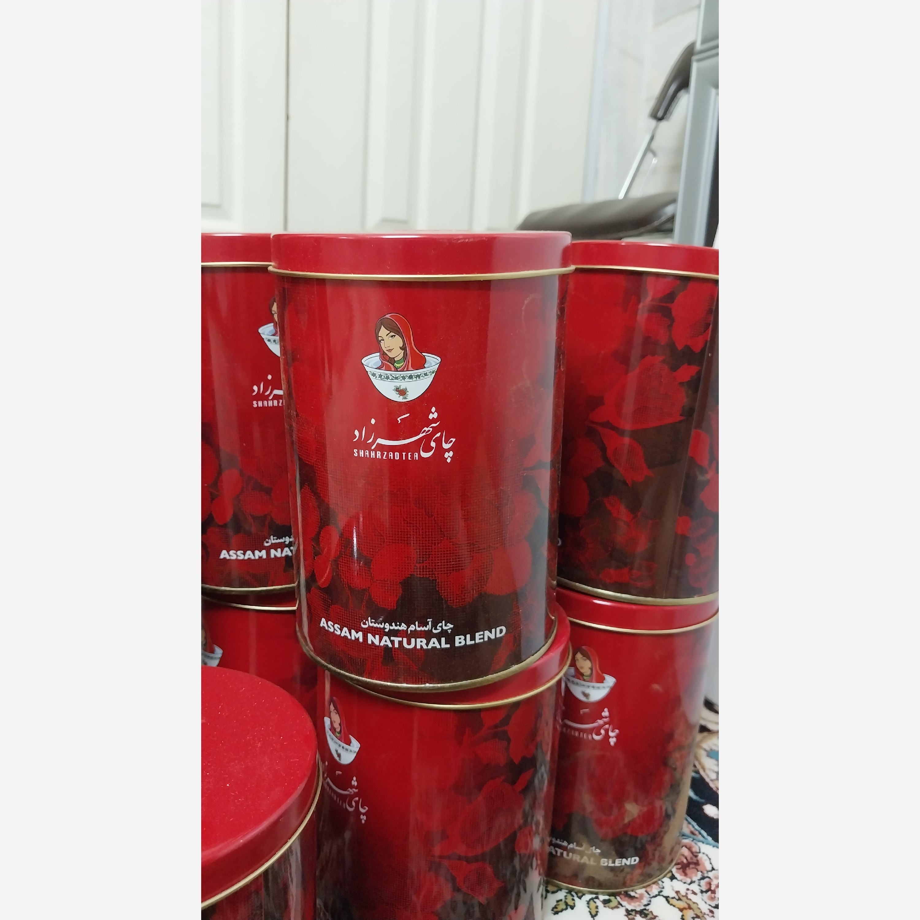 چای شهرزاد قرمز قوطی نیم کیلویی
