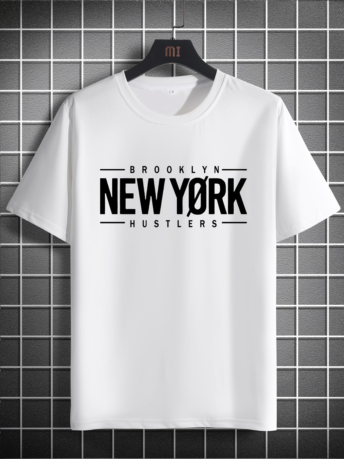 تیشرت نخ پنبه طرح New York Hustlers