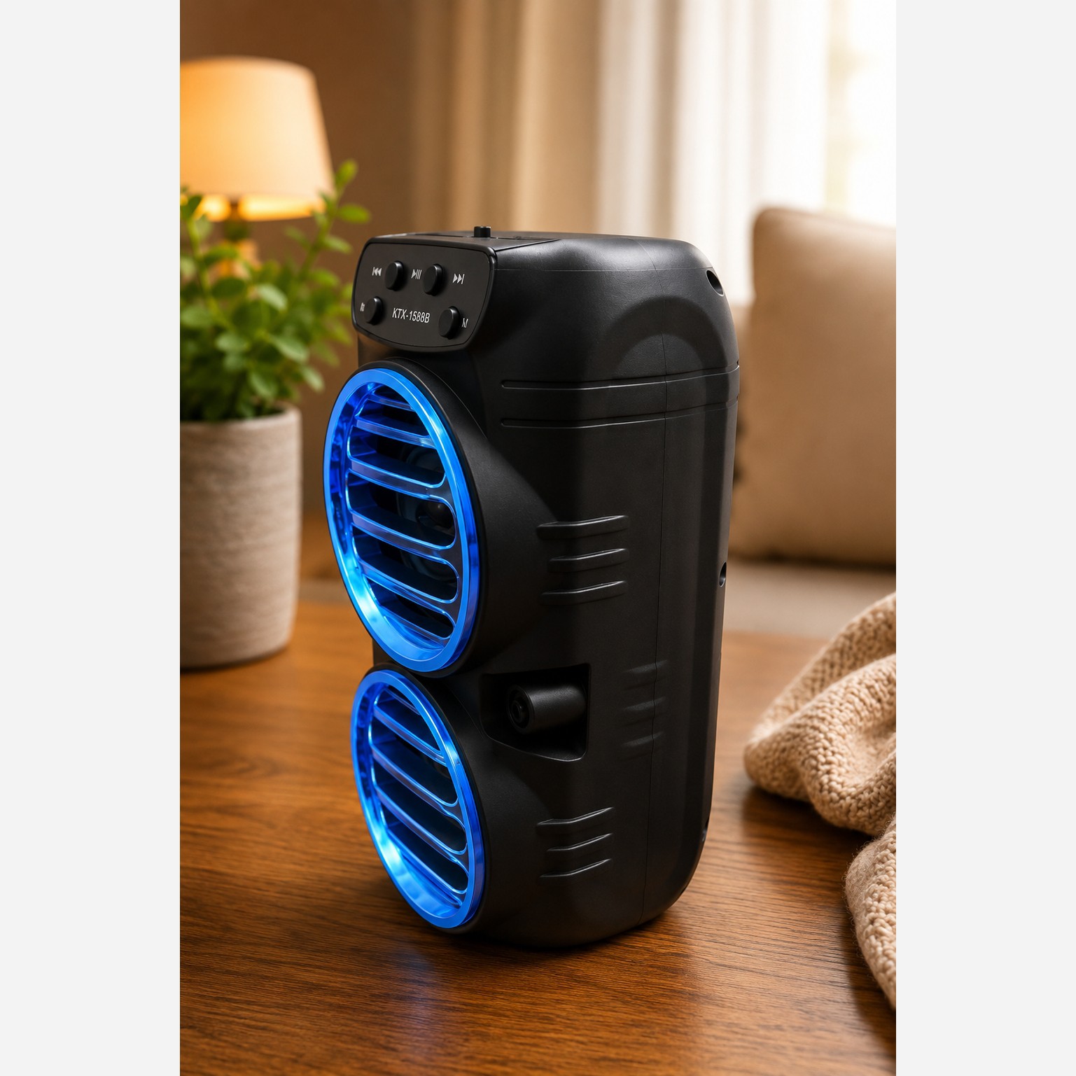 اسپیکر 2 بلندگو وایرلس KTX1588B (پسکرایه)