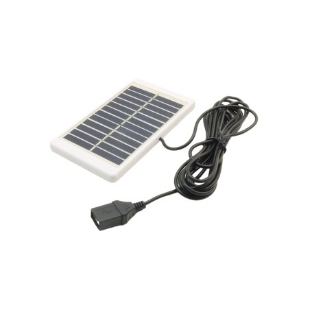 پنل خورشیدی 6V-1.2W دارای کابل USB مادگی
