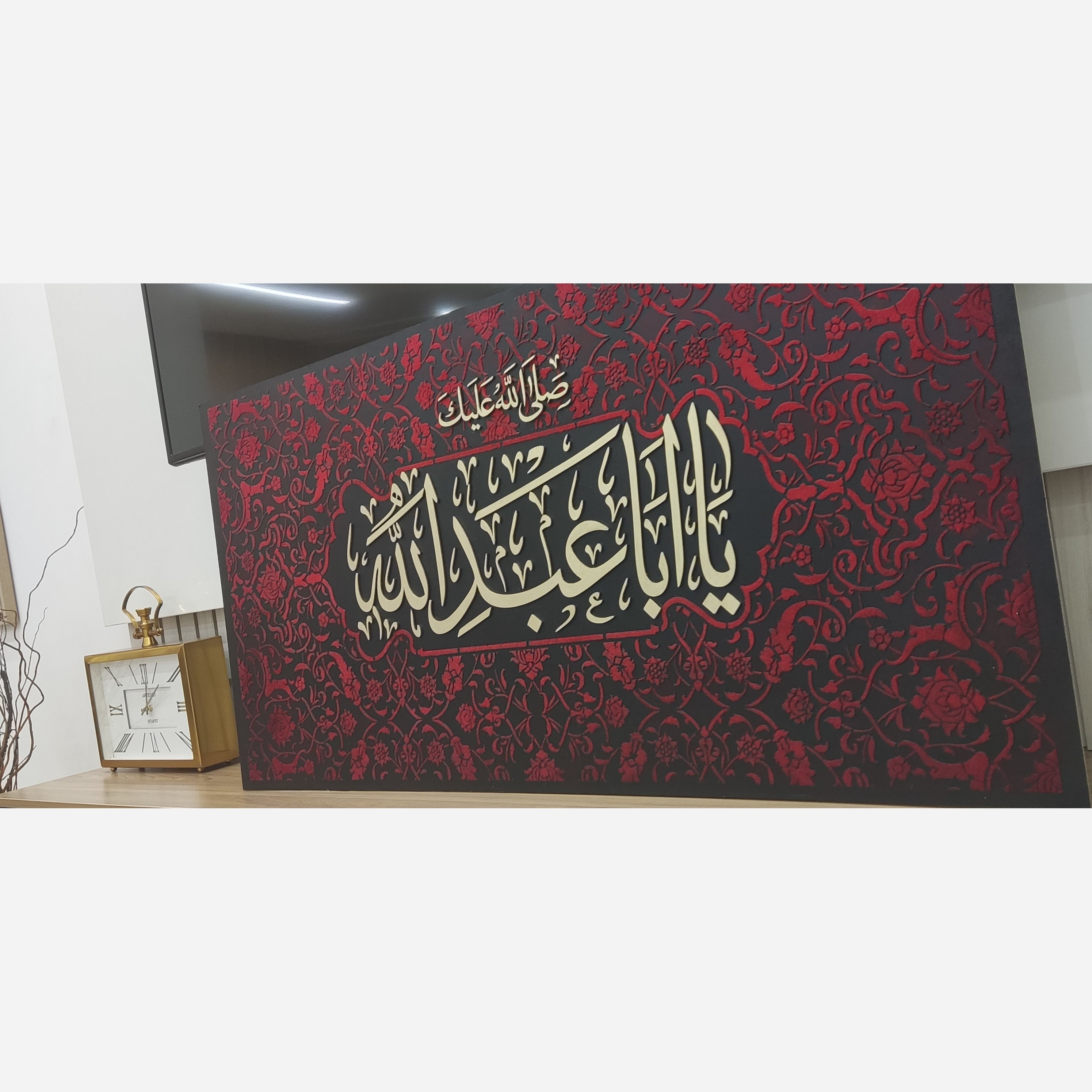 تابلو مخمل دکوراتیو محرمی(پس کرایه)