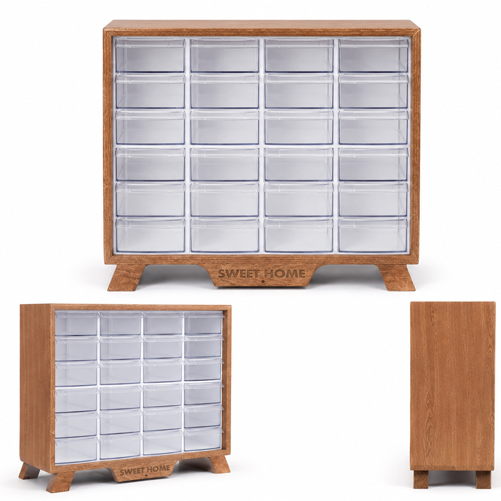 جای ادویه 24 کشو RussWood (پس کرایه)