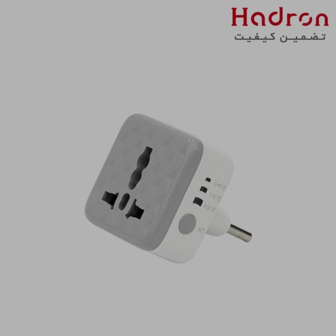 محافظ برق هوشمند تایمر دار هادرون مدل p103
