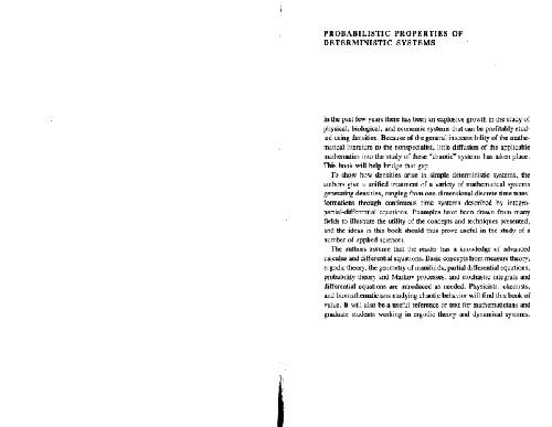 خرید و دانلود نسخه کامل کتاب Probabilistic properties of deterministic systems فایل مجازی و دانلودی