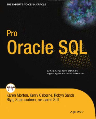 خرید و دانلود نسخه کامل کتاب Pro Oracle SQL فایل مجازی و دانلودی