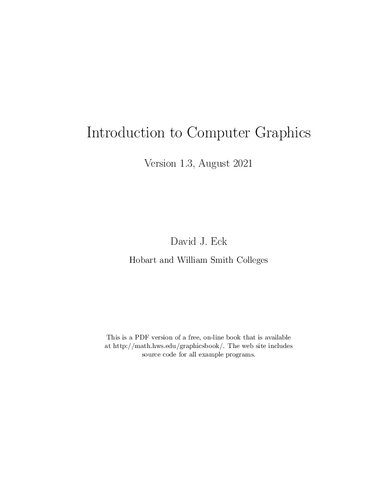 خرید و دانلود نسخه کامل کتاب Introduction to Computer Graphics فایل مجازی و دانلودی