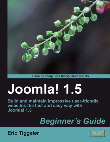 خرید و دانلود نسخه کامل کتاب Joomla! 1.5: Beginner’s Guide