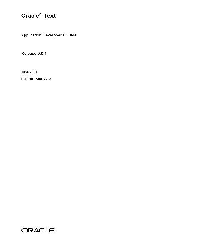 خرید و دانلود نسخه کامل کتاب Oracle Text. Application Developers Guide فایل مجازی و دانلودی