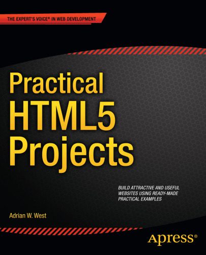 خرید و دانلود نسخه کامل کتاب Practical HTML5 Projects