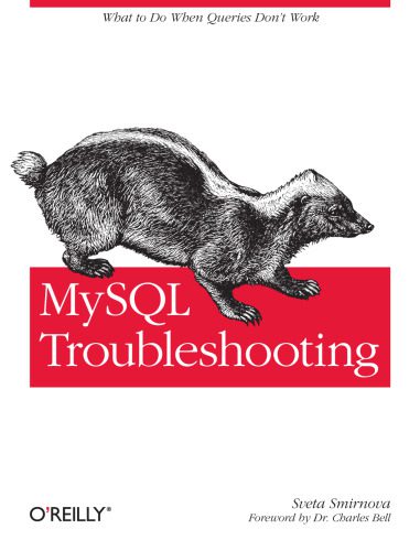خرید و دانلود نسخه کامل کتاب MySQL Troubleshooting: What To Do When Queries Don t Work فایل مجازی و دانلودی