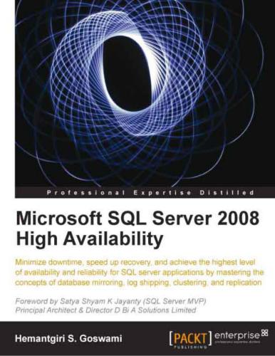 خرید و دانلود نسخه کامل کتاب Microsoft SQL Server 2008 High Availability (+ Samples) فایل مجازی و دانلودی