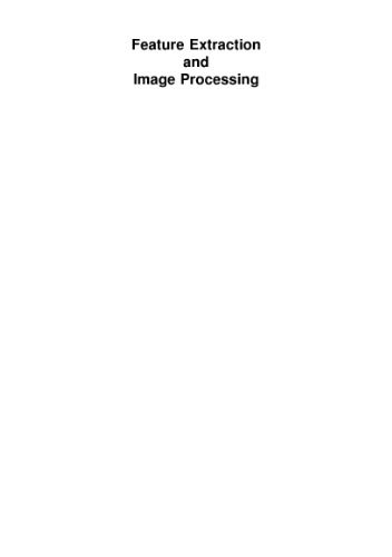 خرید و دانلود نسخه کامل کتاب Feature Extraction and Image Processing فایل مجازی و دانلودی