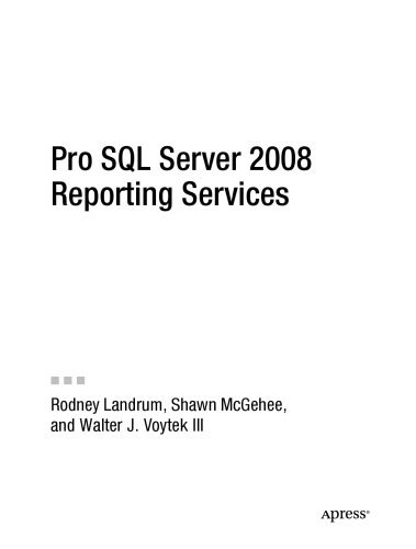 خرید و دانلود نسخه کامل کتاب Pro SQL Server 2008 Reporting Services فایل مجازی و دانلودی
