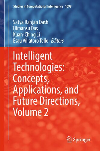 خرید و دانلود نسخه کامل کتاب Intelligent Technologies: Concepts  Applications  and Future Directions فایل مجازی و دانلود
