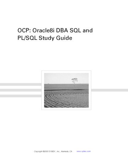 خرید و دانلود نسخه کامل کتاب OCP : Oracle8i DBA SQL and PL/SQL study guide فایل مجازی و دانلودی