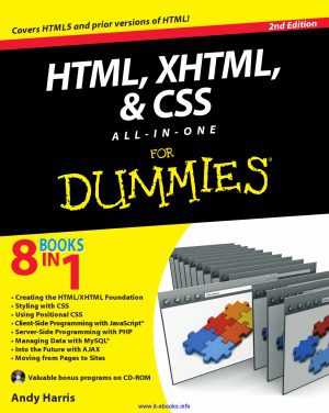 خرید و دانلود نسخه کامل کتاب HTML  XHTML  & CSS All-in-One For Dummies®  2nd Edition
