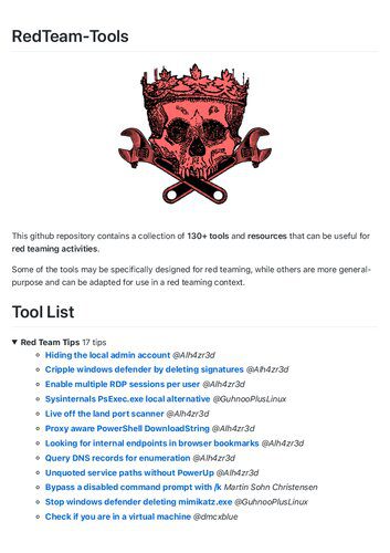 خرید و دانلود نسخه کامل کتاب RedTeam Tools فایل مجازی و دانلودی