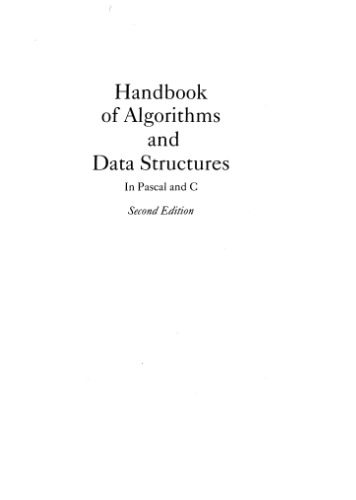 خرید و دانلود نسخه کامل کتاب Handbook of algorithms and data structures: in Pascal and C فایل مجازی و دانلودی