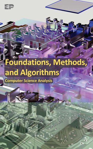 خرید و دانلود نسخه کامل کتاب Foundations  Methods  and Algorithms: Computer Science Analysis