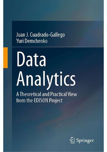 خرید و دانلود نسخه کامل کتاب Data Analytics: A Theoretical and Practical View from the EDISON Project فایل مجازی و دانلو