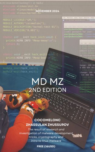 خرید و دانلود نسخه کامل کتاب MD MZ: Malware Development Book فایل مجازی و دانلودی