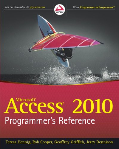 خرید و دانلود نسخه کامل کتاب Access 2010 Programmers Reference فایل مجازی و دانلودی
